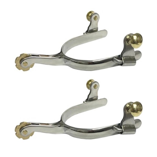 No Sweat My Pet Mens Stainless Steel Roper Spurs NO2592705